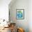 Various Sea Fishes and Animals-clairev-Framed Art Print displayed on a wall