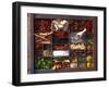 Various Spices in a Type Case-Oliver Brachat-Framed Premium Photographic Print
