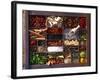 Various Spices in a Type Case-Oliver Brachat-Framed Photographic Print