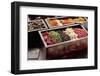 Various Spices in a Wooden Box (Arabia)-Eising Studio - Food Photo and Video-Framed Photographic Print