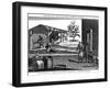 Various Stages in the Production of Tobacco, Virginia, USA, 1750-null-Framed Giclee Print