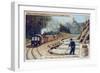 Various Systems of Railroads, Zermatt, Switzerland, C1900-null-Framed Giclee Print