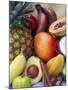 Various Tropical Fruits and Spices-Felicity Cole-Mounted Photographic Print