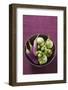 Various Types of Aubergines in Bowl-Foodcollection-Framed Photographic Print