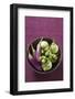 Various Types of Aubergines in Bowl-Foodcollection-Framed Photographic Print