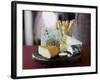 Various Types of Cheese with Cheese Straws-Alena Hrbkova-Framed Photographic Print