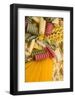 Various Types of Coloured Pasta-Foodcollection-Framed Photographic Print