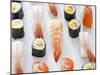 Various Types of Nigiri and Maki Sushi-Martina Schindler-Mounted Photographic Print