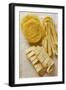 Various Types of Pasta: Pappardelle, Tagliatelle and Vermicelli-Eising Studio - Food Photo and Video-Framed Photographic Print