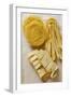 Various Types of Pasta: Pappardelle, Tagliatelle and Vermicelli-Eising Studio - Food Photo and Video-Framed Photographic Print