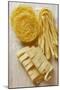 Various Types of Pasta: Pappardelle, Tagliatelle and Vermicelli-Eising Studio - Food Photo and Video-Mounted Photographic Print