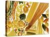 Various Types of Pasta-Karin Iden-Stretched Canvas