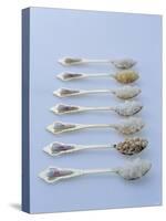Various Types of Rice on Asian Spoons-Alexander Van Berge-Stretched Canvas