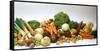 Various Types of Root Vegetables, Cabbages and Leeks-Eising Studio - Food Photo and Video-Framed Stretched Canvas