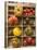 Various Types of Tomatoes in Type Case-null-Stretched Canvas