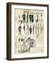 Various Uniforms of Grand Duchy of Tuscany, Color Plate, 1819-null-Framed Giclee Print