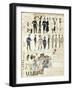 Various Uniforms of Grand Duchy of Tuscany, Color Plate, 1819-null-Framed Giclee Print