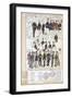 Various Uniforms of Provisional Government of Sicily, Color Plate, 1848-null-Framed Giclee Print