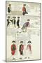 Various Uniforms of the Duchy of Parma, Piacenza and Guastalla, 1790-1800-null-Mounted Giclee Print