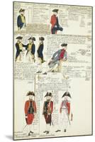 Various Uniforms of the Duchy of Parma, Piacenza and Guastalla, 1790-1800-null-Mounted Giclee Print