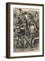 Varnishing Day at the Royal Academy, 1877-George Louis Palmella Busson Du Maurier-Framed Giclee Print