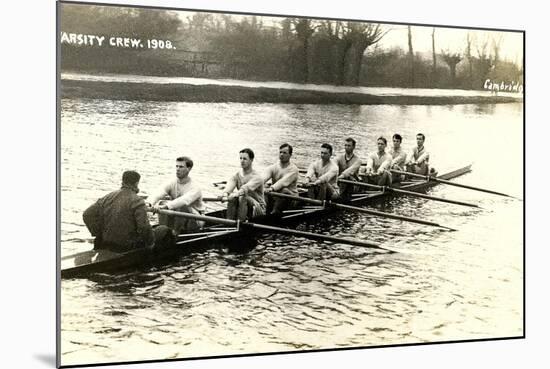 Varsity Crew, Cambridge-null-Mounted Art Print