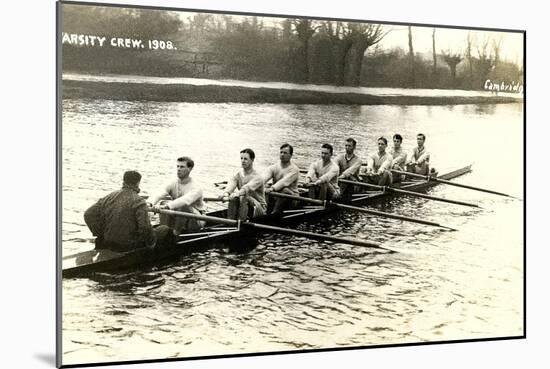 Varsity Crew, Cambridge-null-Mounted Premium Giclee Print