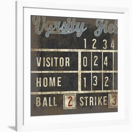 Varsity Field-The Vintage Collection-Framed Giclee Print