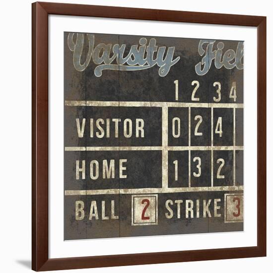 Varsity Field-The Vintage Collection-Framed Giclee Print