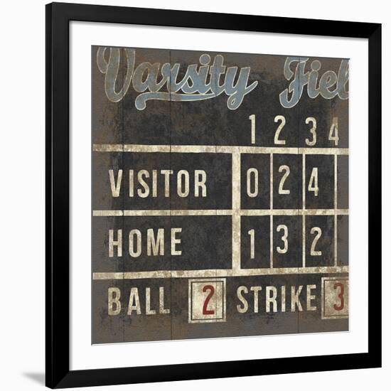 Varsity Field-The Vintage Collection-Framed Giclee Print