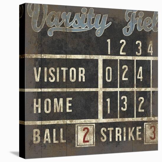 Varsity Field-The Vintage Collection-Stretched Canvas