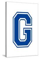 Varsity Letter G Make Your Own Banner Sign Poster-null-Stretched Canvas