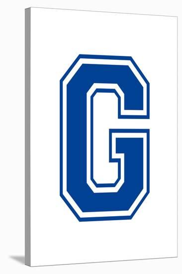 Varsity Letter G Make Your Own Banner Sign Poster-null-Stretched Canvas