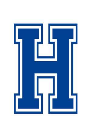 Varsity Letter H Make Your Own Banner Sign Poster Posters Allposters Com