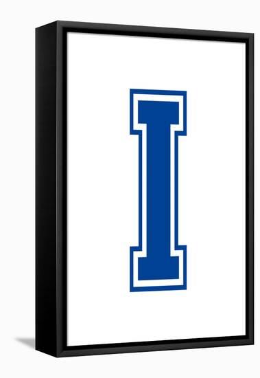 Varsity Letter I Make Your Own Banner-null-Framed Stretched Canvas