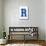 Varsity Letter R Make Your Own Banner Sign Poster-null-Mounted Poster displayed on a wall
