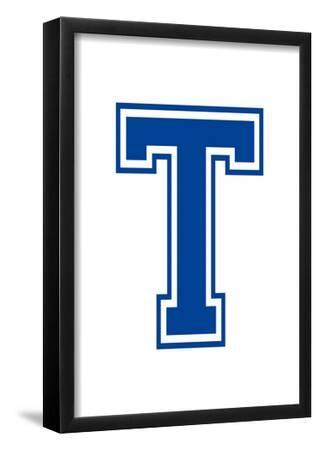 varsity letter t make your own banner sign print poster poster allposters com