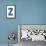 Varsity Letter Z Make Your Own Banner-null-Framed Stretched Canvas displayed on a wall