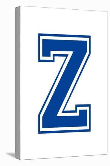 Varsity Letter Z Make Your Own Banner-null-Stretched Canvas