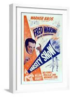 Varsity Show, Left: Fred Waring, 1937-null-Framed Art Print