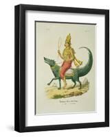 Varuna God of the Oceans-Louis Thomas Bardel-Framed Premium Giclee Print