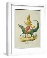 Varuna God of the Oceans-Louis Thomas Bardel-Framed Premium Giclee Print