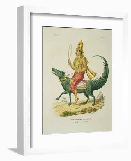 Varuna God of the Oceans-Louis Thomas Bardel-Framed Premium Giclee Print