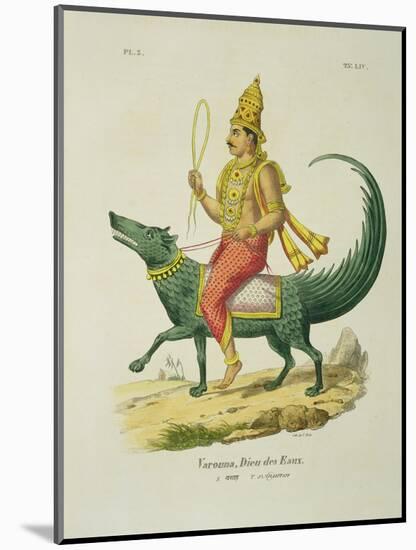Varuna God of the Oceans-Louis Thomas Bardel-Mounted Premium Giclee Print
