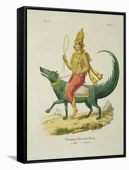 Varuna God of the Oceans-Louis Thomas Bardel-Framed Stretched Canvas