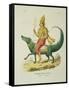 Varuna God of the Oceans-Louis Thomas Bardel-Framed Stretched Canvas