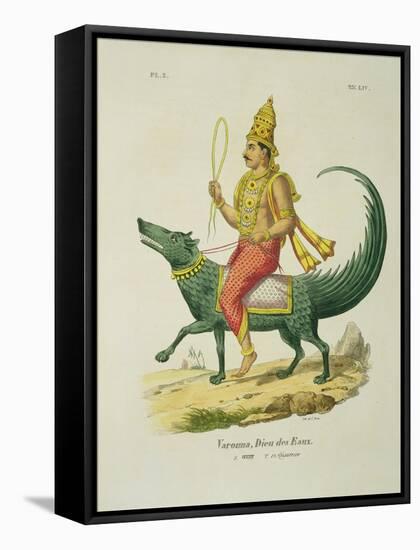 Varuna God of the Oceans-Louis Thomas Bardel-Framed Stretched Canvas