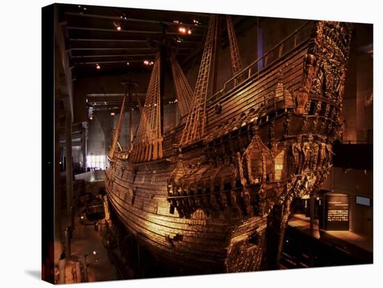 Vasa, a 17Th Century Warship, Vasa Museum, Stockholm, Sweden, Scandinavia, Europe-Sergio Pitamitz-Stretched Canvas