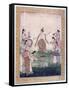 Vasanta Ragini, Ragamala Album, School of Rajasthan, 19th Century-null-Framed Stretched Canvas