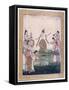 Vasanta Ragini, Ragamala Album, School of Rajasthan, 19th Century-null-Framed Stretched Canvas